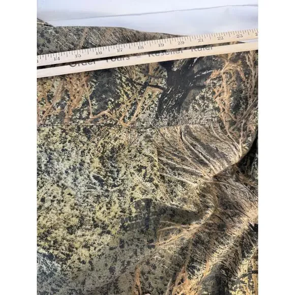 Mossy Oak Mens Camouflage Long Sleeve Chest Pockets ButtonDown Shirt LargeLong - Picture 10 of 13